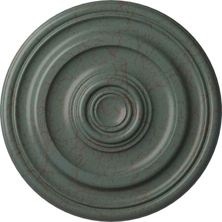 Ekena Millwork Kepler Traditional Medallion (For Canopies up to 2 5/8"), 11 7/8"OD x 1 1/4"P, Cloud Burst Crackle CM12KPCBC